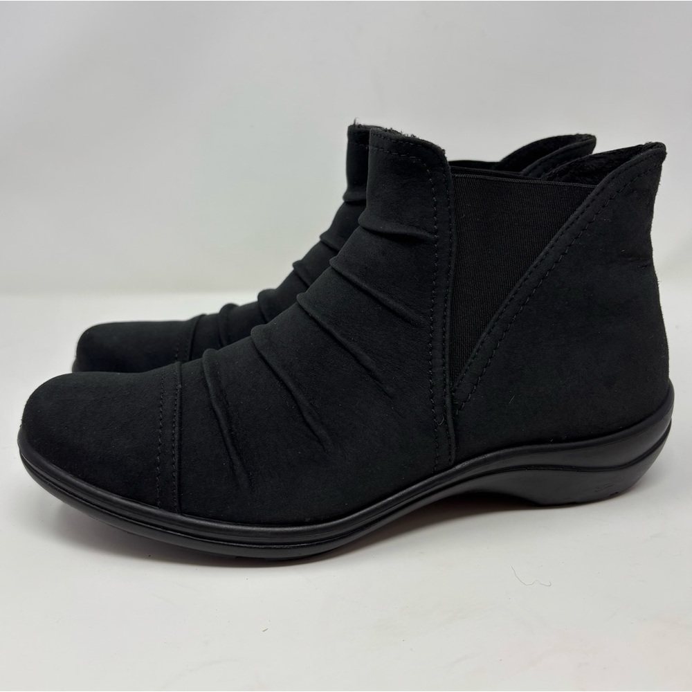 Romika Cassie 20 Black Leather Suede Chelsea Boots Ankle Booties Chelsea Slip On - Picture 2 of 10